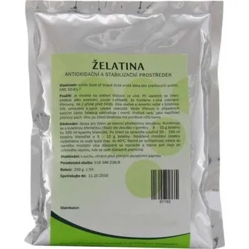 Přisada na vaření a pečení Želatina jedlá Hmotnost CZ: 1 kg