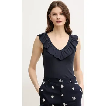 Top Pepe Jeans MILLIE tmavomodrá barva, PL506050 59X, vel. XS