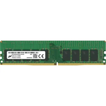 Operační paměť Paměť RAM 1x 16GB Micron ECC UNBUFFERED DDR4 2Rx8 3200MHz PC4-25600 UDIMM | MTA18ASF2G72AZ-3G2