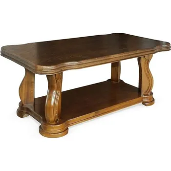 Konferenční stolek Konferenční stůl Delta, dubový masiv, 70, 104, 130 cm 104 x 70 x 54 cm