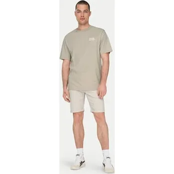 Only & Sons Džínové šortky Ply 22029296 Écru Regular Fit XXL