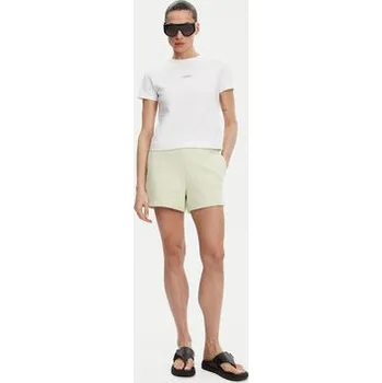 Oblečení a móda Calvin Klein Jeans T-Shirt Placed Institutional J20J225524 Bílá Slim Fit S