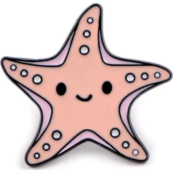 Náramek Brož / odznak mořský svět, malé, 1 pudrová