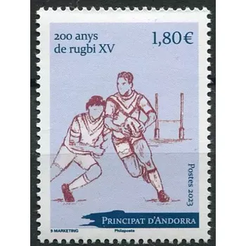 Poštovní známka (2023) MiNr. 919 ** - Andora (Fr.) - Rugby XV.