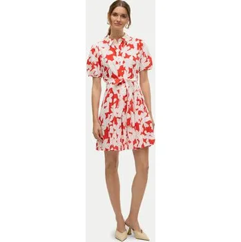 Dámské šaty Vero Moda Košilové šaty Dicthe 10303728 Červená Regular Fit M