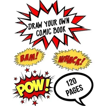 Cizojazyčná kniha Draw Your Own Comic Book: 120 Pages of Panel Layouts – Xayxay Books (EN)