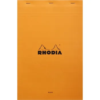 Blok Rhodia N°19 A4+ 21x31,8 cm, hladký, oranžový