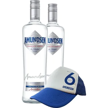 Vodka Vodka Amundsen 2x 1l 37,5% + kšiltovka