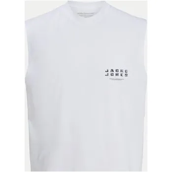 Jack & Jones Tank top Charge 12274740 Bílá Relaxed Fit XL
