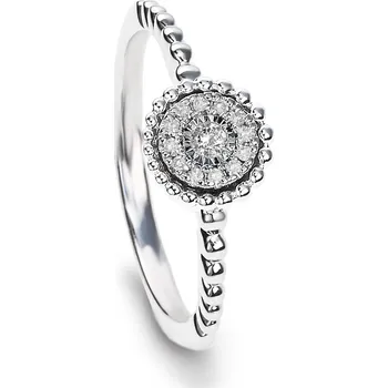 Prsten Zlatý prsten s diamanty 30344