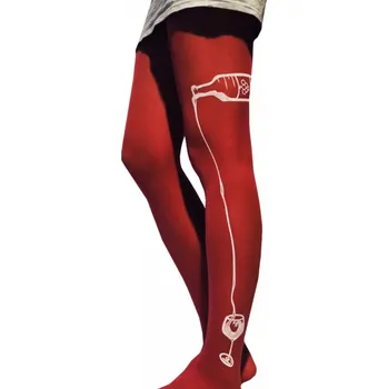 Dámské erotické punčochy Svatomartinské punčochy - vínové