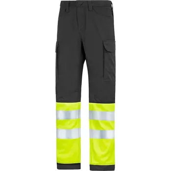 montérky Kalhoty reflexní Service, třída 1 černé Snickers Workwear Velikost: 46
