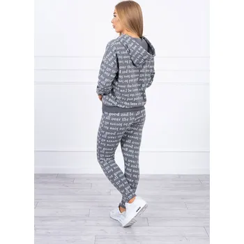 Stylová Halenka a Kalhoty s Potiskem z Bavlny K-Fashion, UNI i519_20928-U