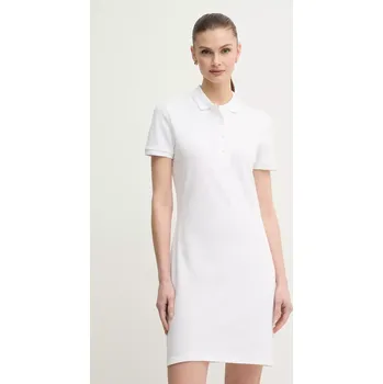 Dámské šaty Šaty Lacoste EF5473 bílá 00X, vel. 36
