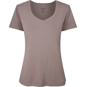 Dámské tričko Dámské Tričko s krátkým rukávem QS6486E-DVB - Calvin Klein XS