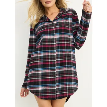 Dámská flanelová noční košile JOCKEY Velikost: M