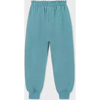 Dívčí legíny Dívčí teplákové jogger kalhoty Mayoral 6575-35 zelené velikost 152