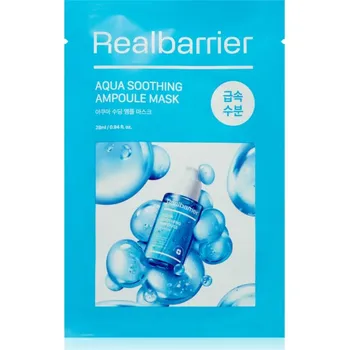 Pleťová maska Real Barrier Aqua Soothing Ampoule Mask zklidňující plátýnková maska 28 ml