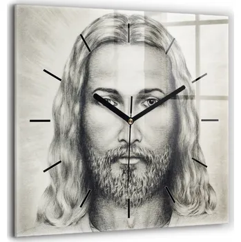 Hodiny Nástěnné hodiny SacroArte šedé 60 cm