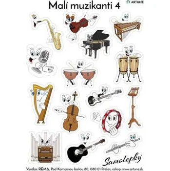 Samolepky Malí muzikanti 4