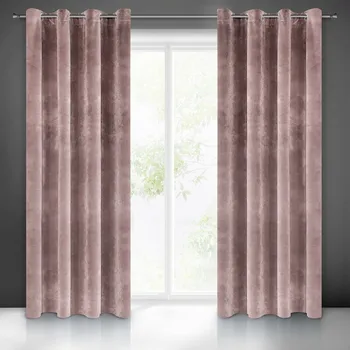 Závěs ArtFir Závěs RIA K | pudrově růžová 140 x 250 cm