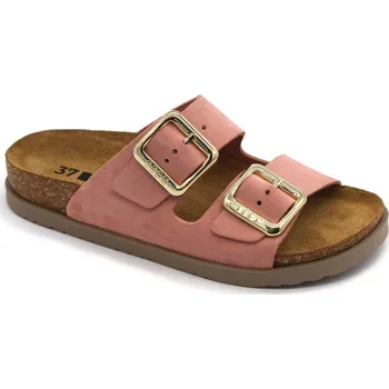 Dámské pantofle LEON 7010 Dámské korkové pantofle - Růžová Velikost: 39