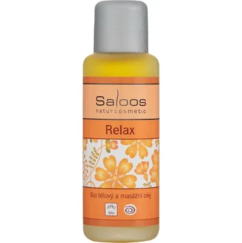 Masážní přípravek Masážní olej Relax Saloos