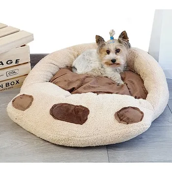 Pelíšek pro psa Pelíšek pro psa tlapka - 62 x 68x12cm, béžový