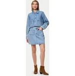 Pieces Džínová sukně Sky 17155880 Modrá Regular Fit XL