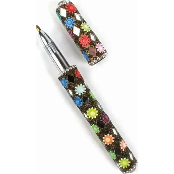 El Puente Kuličkové pero s kytičkami z Indie