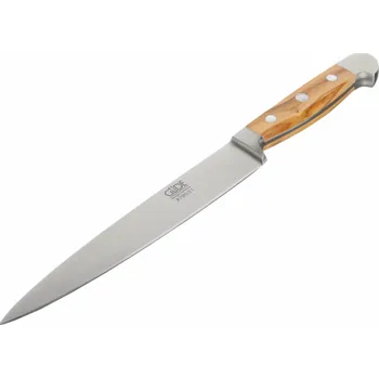 Kuchyňský nůž Güde Alpha Schinkenmesser 21 cm Olive