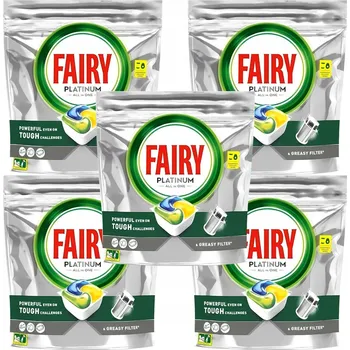 FAIRY PLATINUM All in 1 TABLETY DO MYČKY 70 ks x2