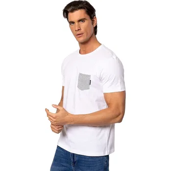 tričko Heavy Tools Masso Pocket - White XL