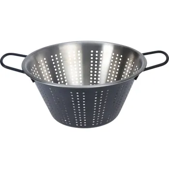 Cedník a síto Home Styling Collection Kovový cedník z nerezové oceli, pohodlné rukojeti, Ø 22 cm