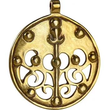 Přívěsek Drakkaria DRAK či KANEC, MOSAZNÝ KELTSKÝ ZÁVĚS, Skryje u Podmokel