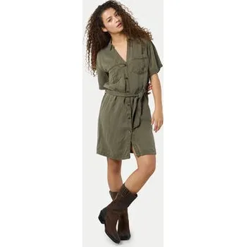 Dámské šaty Noisy May Košilové šaty Nera 27033063 Zelená Relaxed Fit M