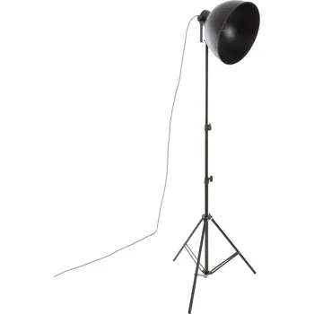 Stojací lampa Stojací lampa do obýváku Basalt černá kovová trojnožka industriální Atmosphera 175 cm