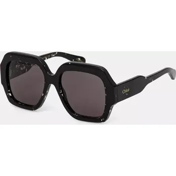 Sluneční brýle Sluneční brýle Chloé dámské, černá barva, CH0154S 99A, vel. 56