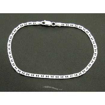 Náramek Náramek stříbro pro muže 21cm Ag 925/1000 cca 3,8g