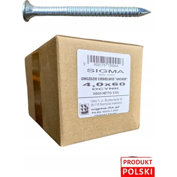 Hřebík Hřebíky tesařské Anchor 4x60 mm POZINKOVANÉ 5 kg