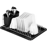 Odkapávač na nádobí 40x19 cm SPRINGOS SECADO černý