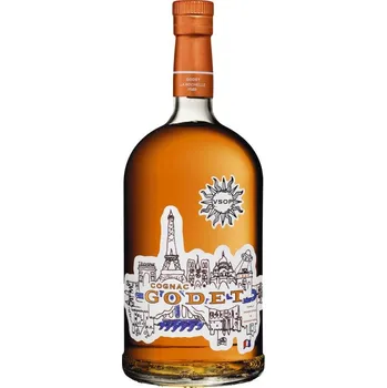 Brandy Godet VSOP 1l 40% (holá láhev)