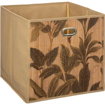 Úložný box Bambusová úložná krabice do regálu 31x31 Kali přírodní, box na hračky 5five