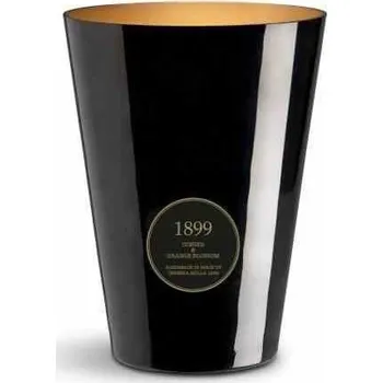 Svíčka XXL vonná sójová svíčka Ginger and Orange Blossom Cereria Molla Gold Edition dekorativní černá 3,5 kg dárková