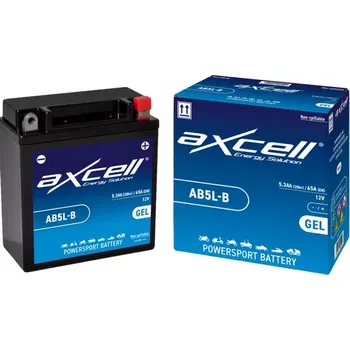 Motobaterie Baterie AXCELL, 12V 5Ah GEL (AB5L-B GEL)