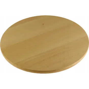 Kuchyňské prkénko Deska na pizzu talíř pod pizzu 50 cm s podřezem dřevěná