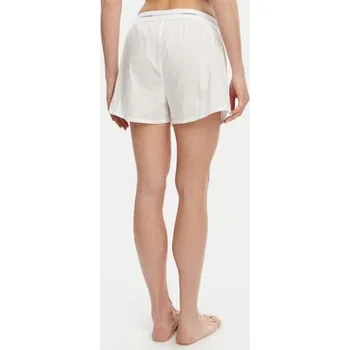 Dámské pyžamo Calvin Klein Underwear Pyžamové šortky LV00QS7411 Bílá Relaxed Fit L