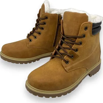 Dámská zimní obuv Lathay moda Dámské béžové zimní boty 01 Barva: Béžová, Velikost: 38