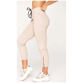 Dámské legíny MANDRAGORA Legíny Narcyz Trąbkowy Béžová Slim Fit XS