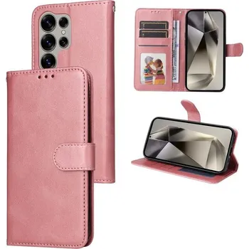 Pouzdro na mobilní telefon Magnet Case, Samsung Galaxy S25 Ultra, růžový